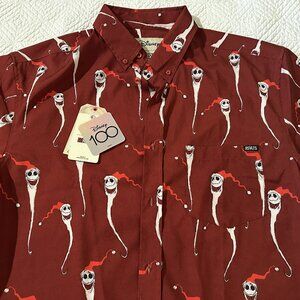 RSVLTS Disney Nightmare Before Christmas "Festive Jack" KUNUFLEX Short Sleeve Sh